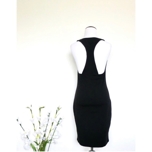 NEW! Victoria's Secret Tank Dress Black Built in Bra Size S - Picture 3 of 6